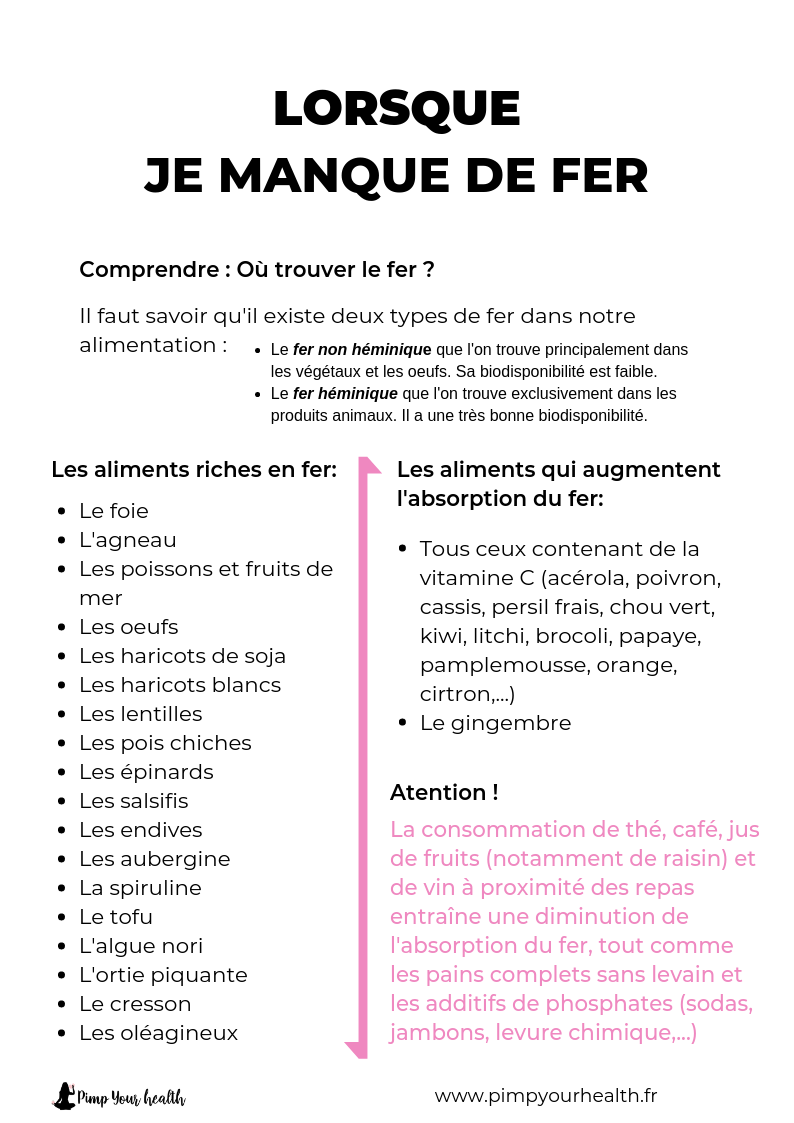 Carence en fer,anémie, les solutions naturelles pour retrouver la forme — free download